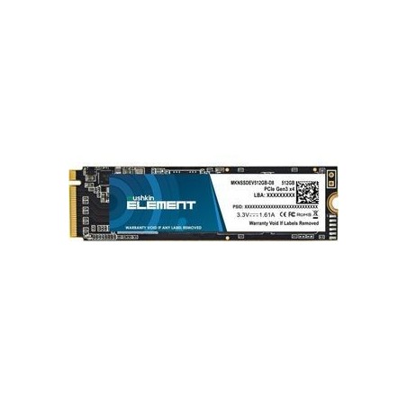 Mushkin ELEMENT Solid state-drev 512GB M.2 PCI Express 3.0 x4 (NVMe)